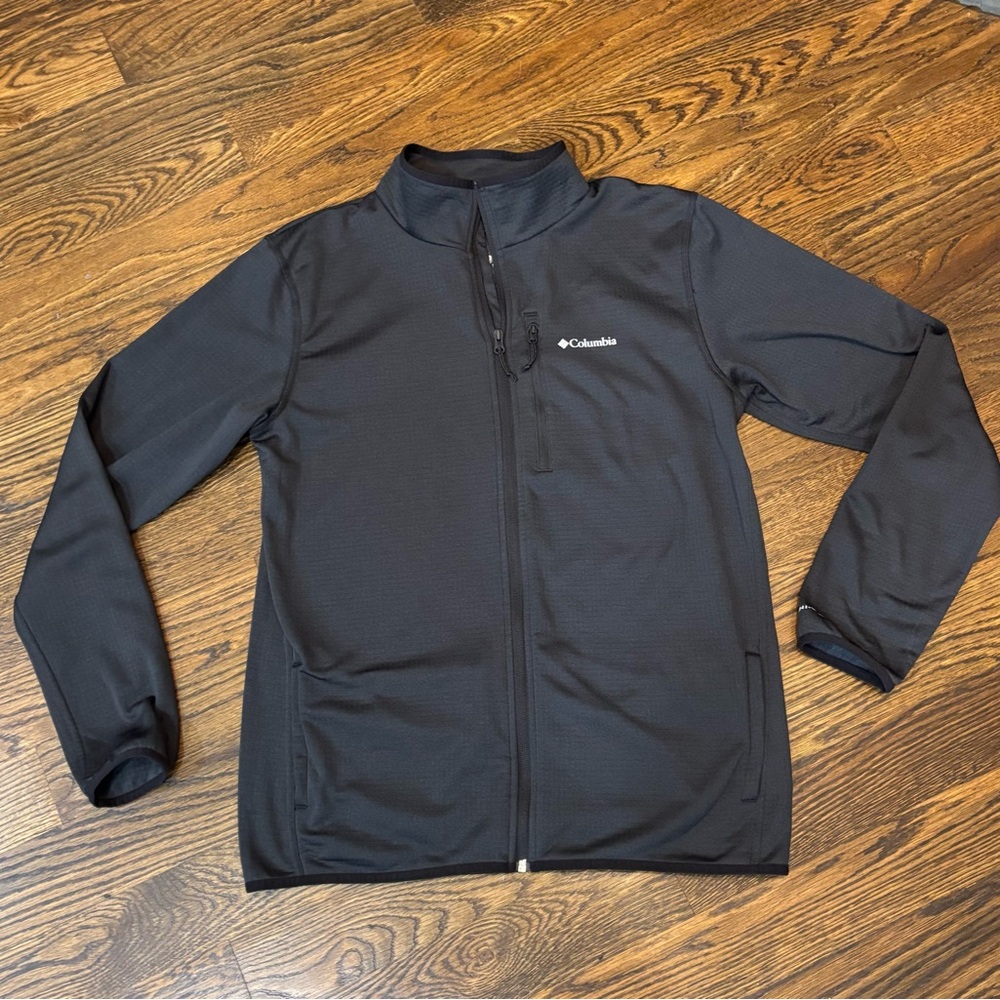 Columbia Men's Essential Hike™ Grid Fleece Full-Zip Jacket size L